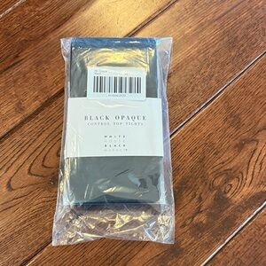 White House Black Market Black Control Top Tights